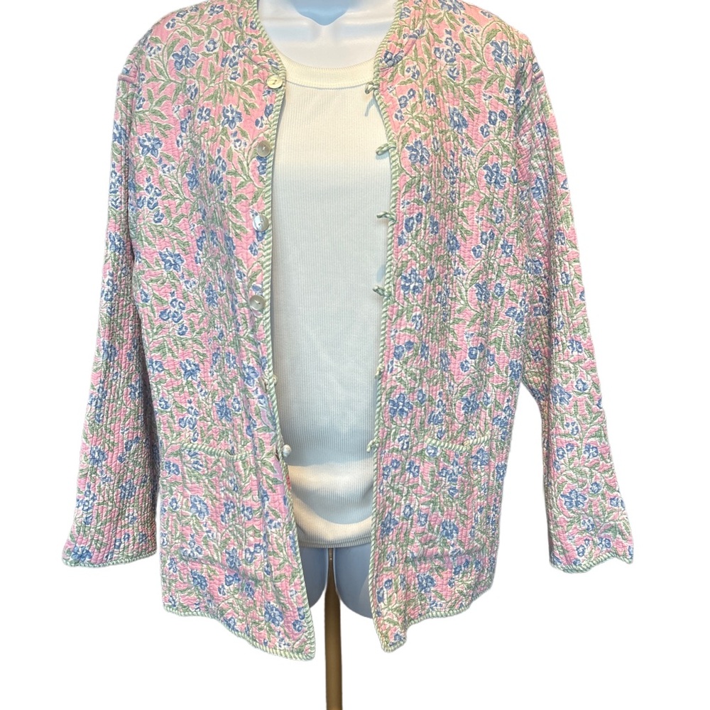 Reversible Floral Pastel Women's Jacket